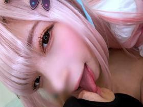 完全主観ＳＥＸ　ガチ天使ちびっこ美少女レイヤーが「全部教えてあげるね」　甘サド痴女責めボイスでキンタマ空っぽになるまで全自動中出しザーメン性接待　サンプル画像10